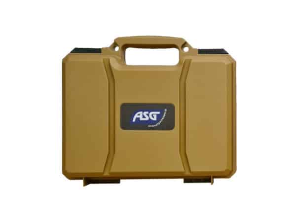 MALLETTE RIGIDE PVC ASG 31CM TAN