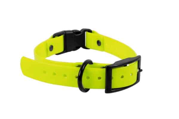 COLLIER CLIP RAPIDE BIOTHANE JAUNE