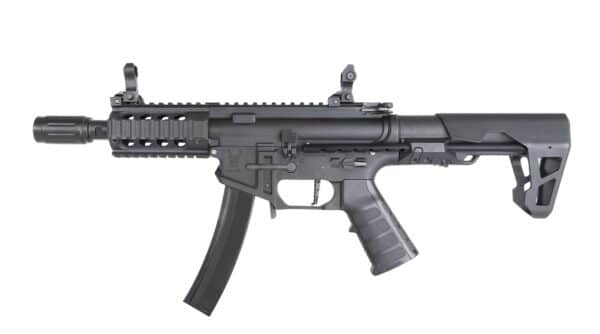 REPLIQUE LONGUE 6MM PDW 9MM SBR SHORTY NOIR