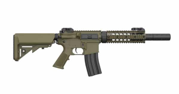 REPLIQUE LONGUE 6MM M4 FF 7" SD CHALLENGER G3 AEG TAN – Image 2