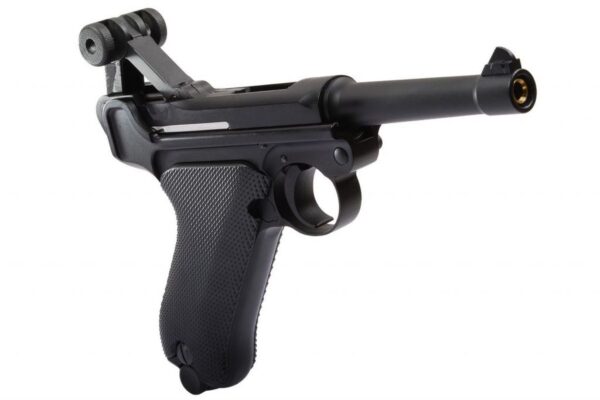 PISTOLET 6MM GAZ P08 4" NOIR – Image 3