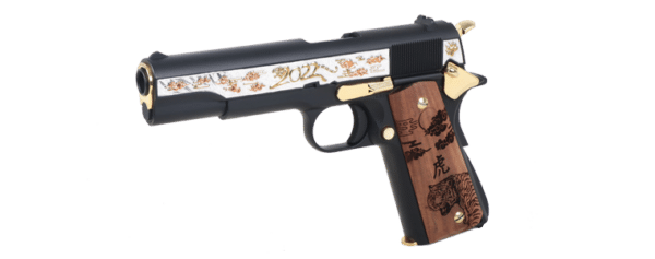 PISTOLET 6MM 1911 YEAR TIGER EDITION LIMITEE GAZ – Image 2
