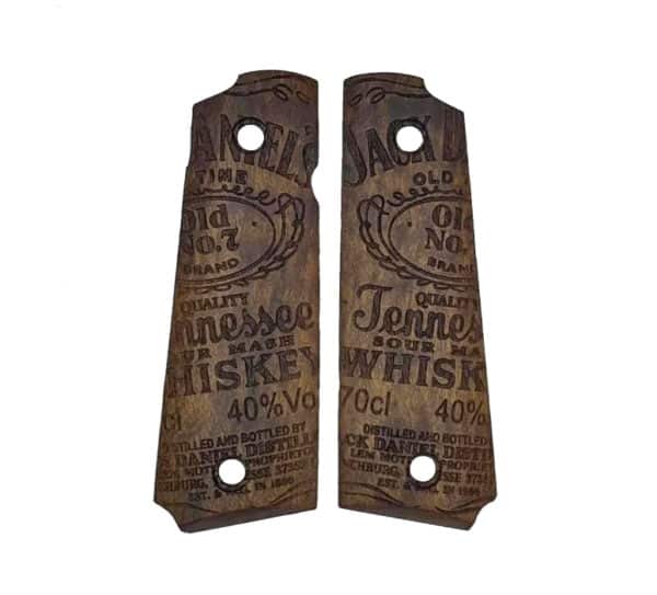 PLAQUETTES BOIS PT1911 JACK DANIEL'S